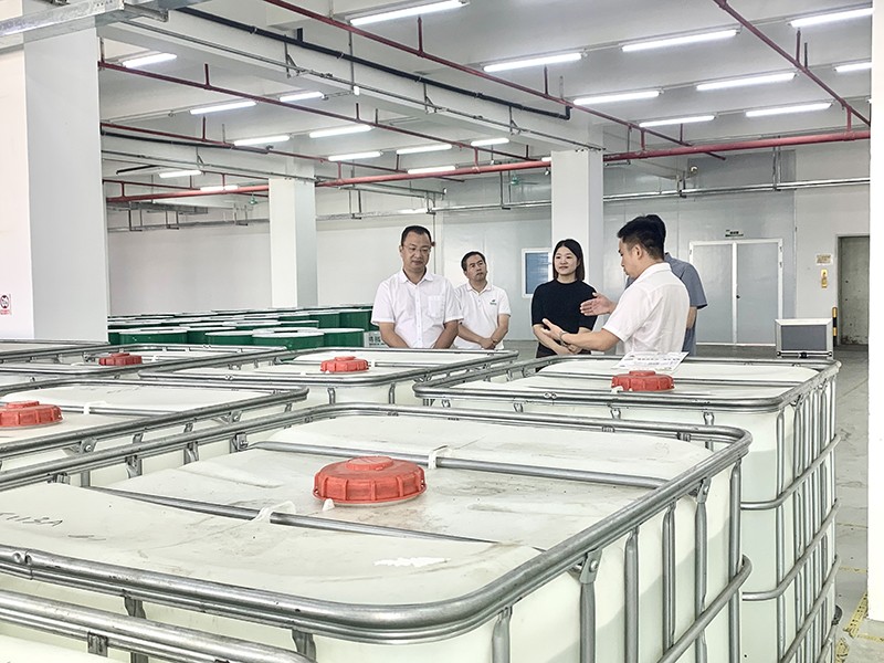 政企连心·共促发展|东莞市东城区政府领导莅临熊猫体育新材参观指导